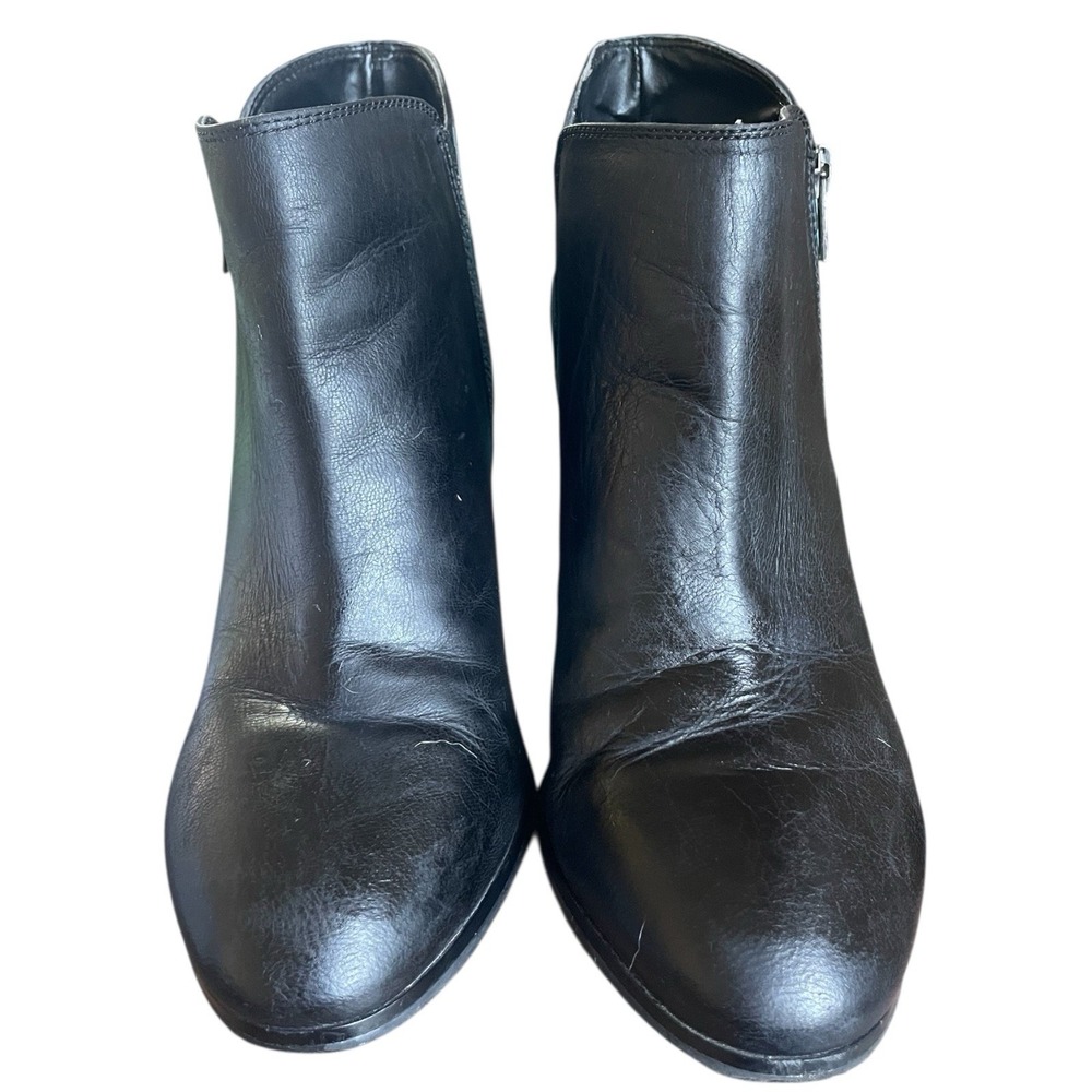 Sole Society 'So Chelsea' Black Leather Booties, Women's Size 8.5 - Picture 5 of 9